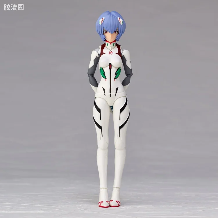 海洋堂转轮科技山口式可动系列 EVANGELION EVOLUTION EV-022EX 绫波丽(仮称)[白] - 图片